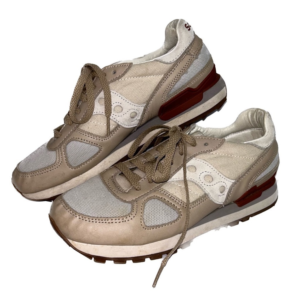 Saucony Sneakers Original Shadow S70762-1 Low Ankle Chunky Sole Lace Up Shoe